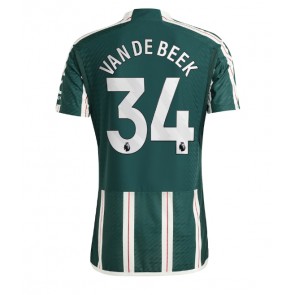 Manchester United Donny van de Beek #34 Replica Away Stadium Shirt 2023-24 Short Sleeve